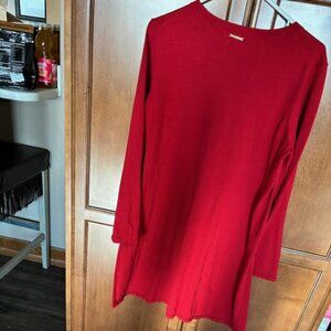 Michael Kors Red Sweater Dress